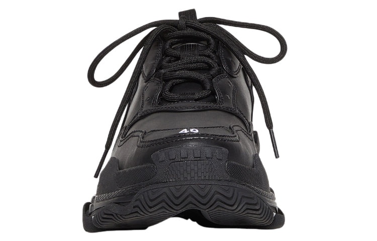 (WMNS) Balenciaga Triple S 'Black' 524039W2FA51000 - 3