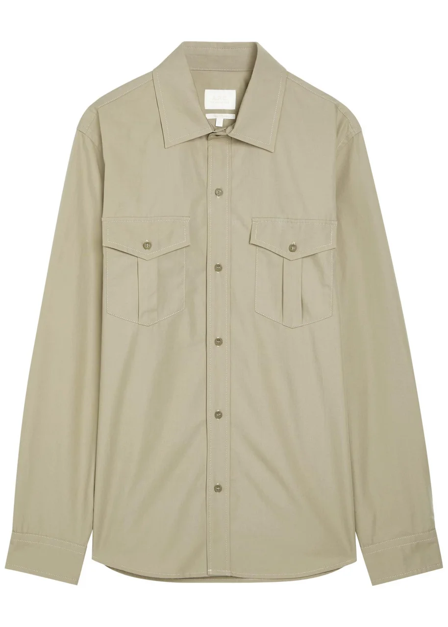 A.P.C. Warren Cotton-poplin Overshirt - 1