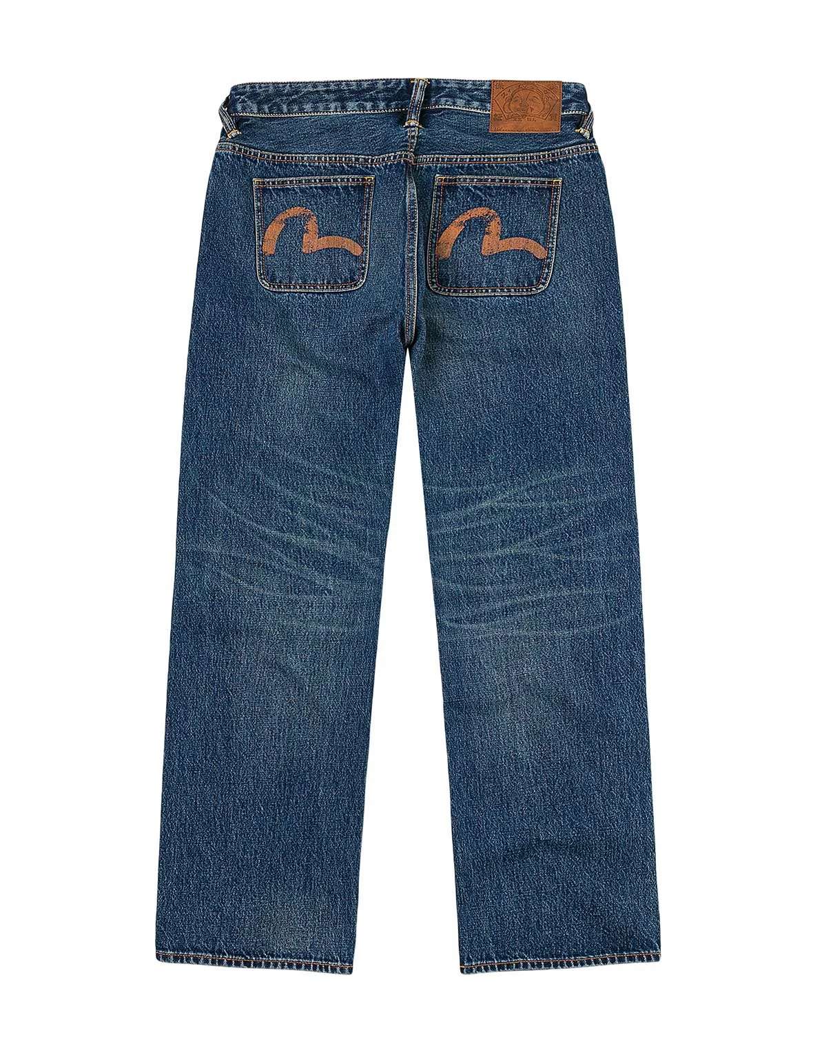 Distressed Seagull Print Regular Fit Denim Jeans - 1