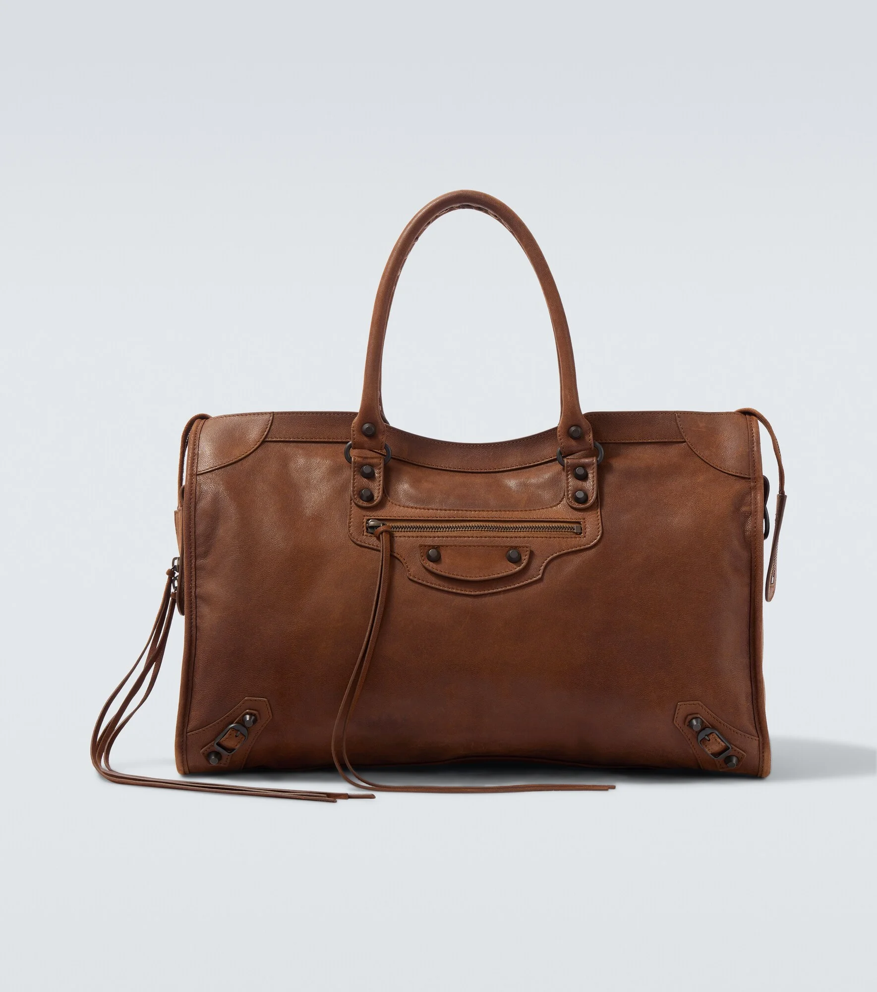 Le City Large leather top-handle bag - 1