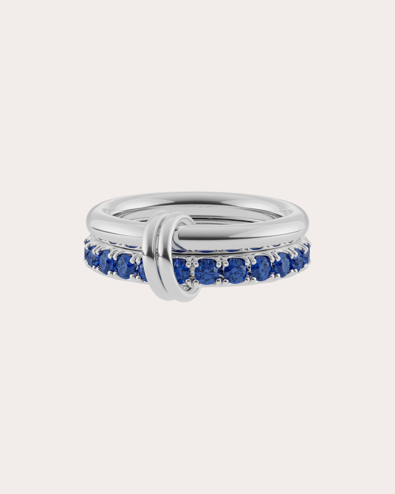 Sapphire & Sterling Silver Enzo Bleu Ring 1