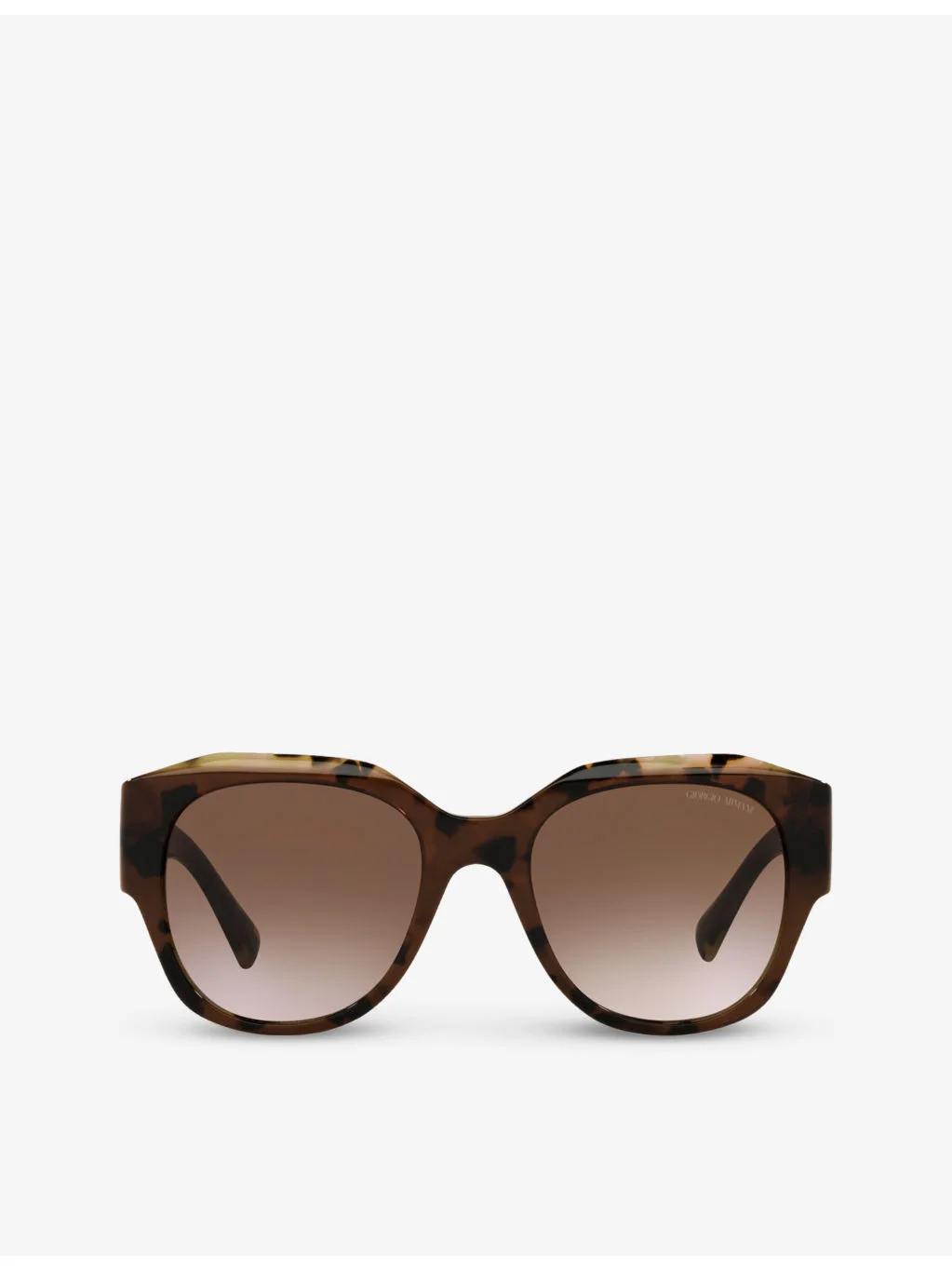 AR8140 square-frame tortoiseshell acetate sunglasses - 1