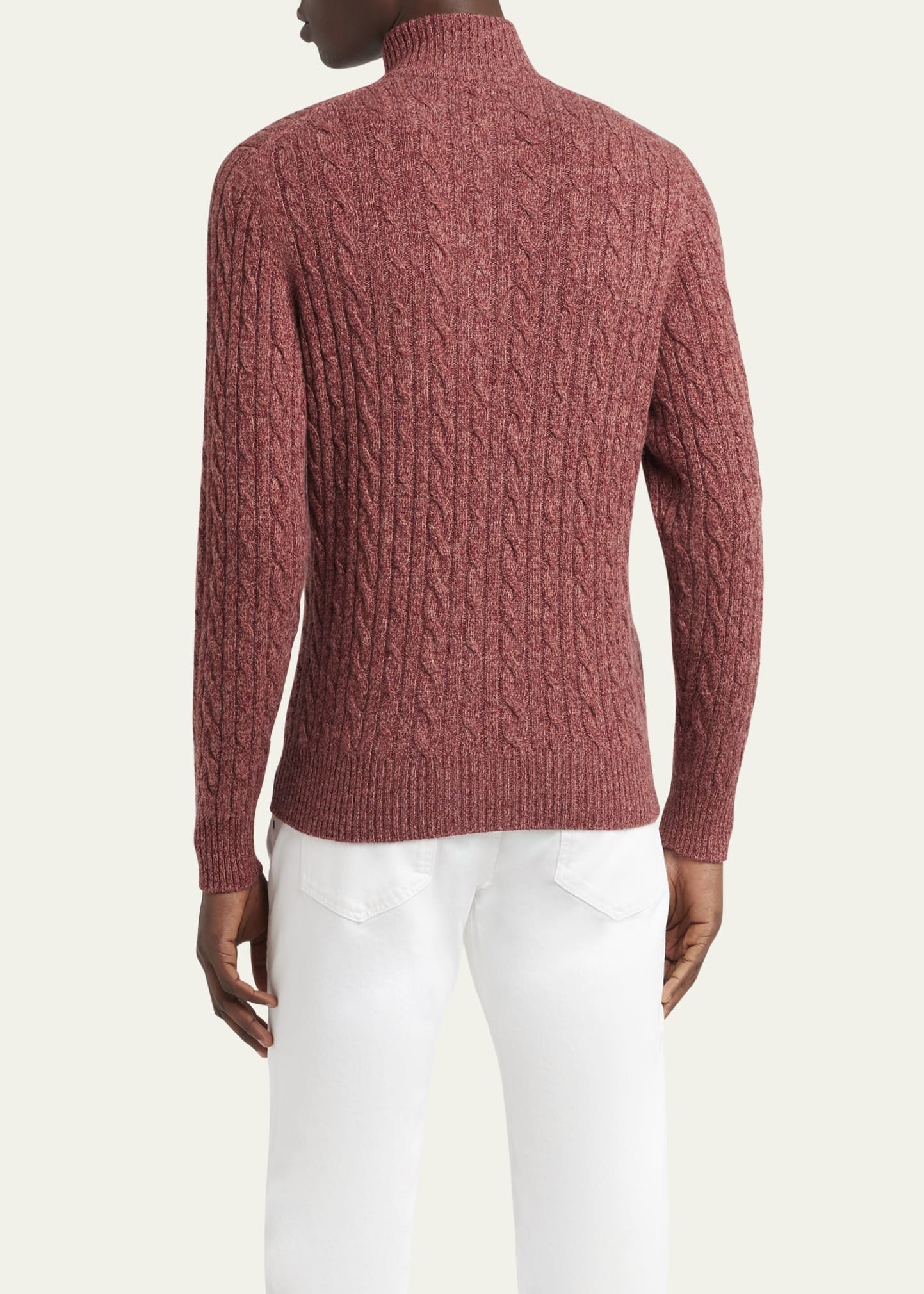 Cashmere Cable-Knit Sweater - 3