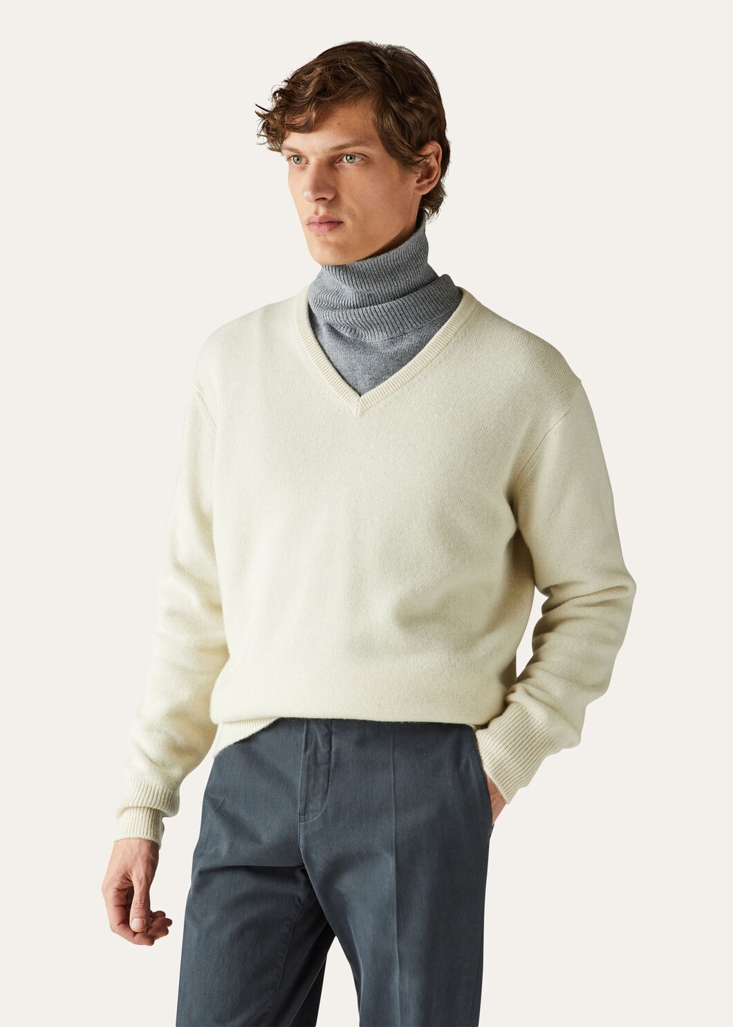Loro V-Neck Sweater - 2