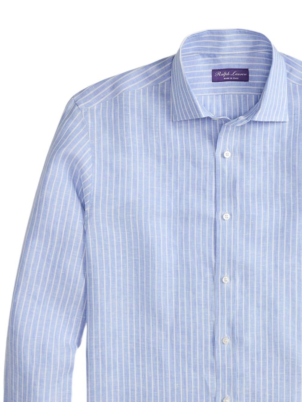 striped linen shirt - 2