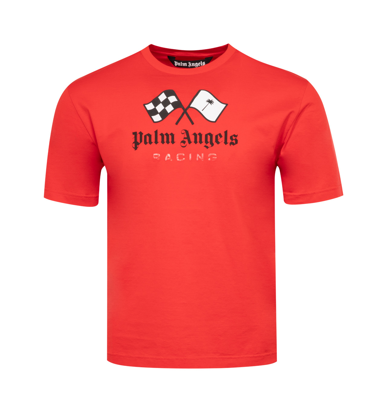 Tシャツ・カットソー Palm Angels PMAA089S24JER005 RACING SLIM T-shirt Palm Angels RACING SLIM TEE | hirshleifers | REVERSIBLE