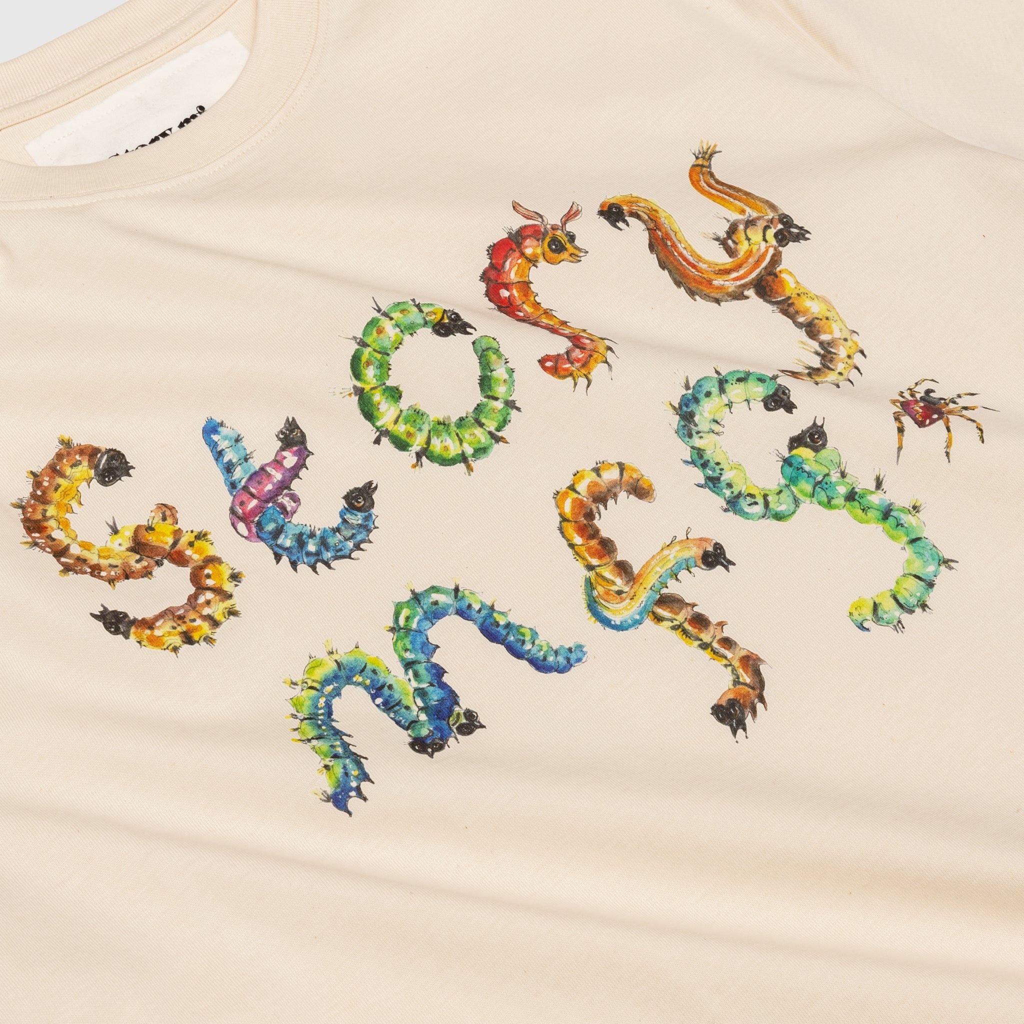 GRATEFUL S/S T-SHIRT (ECRU BUGGING) - 3