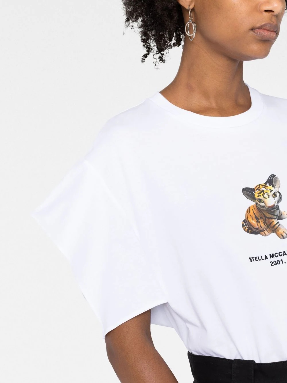 Tiger-print cotton T-shirt - 3
