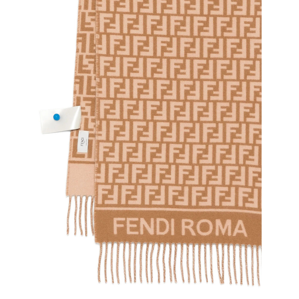 Fendi Brown Scarves Women - 3