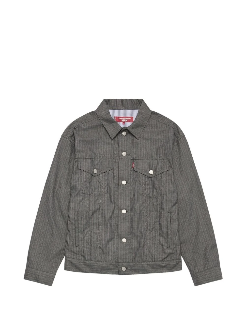 buttoned shirt-jacket - 1