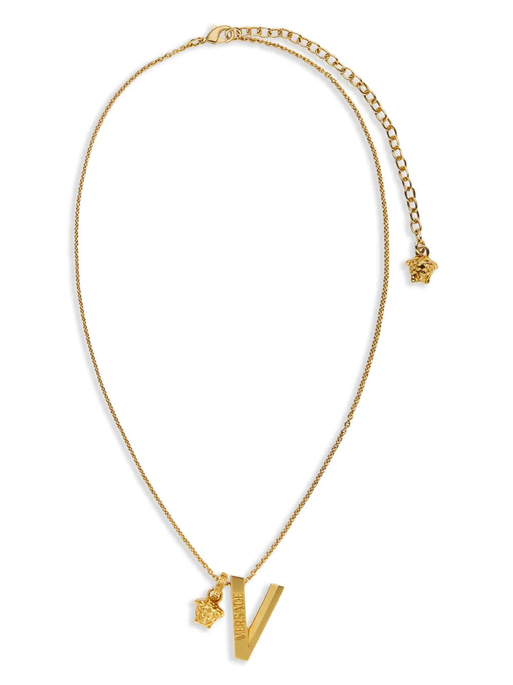 Versace Women Logo Plaque Necklace - 1
