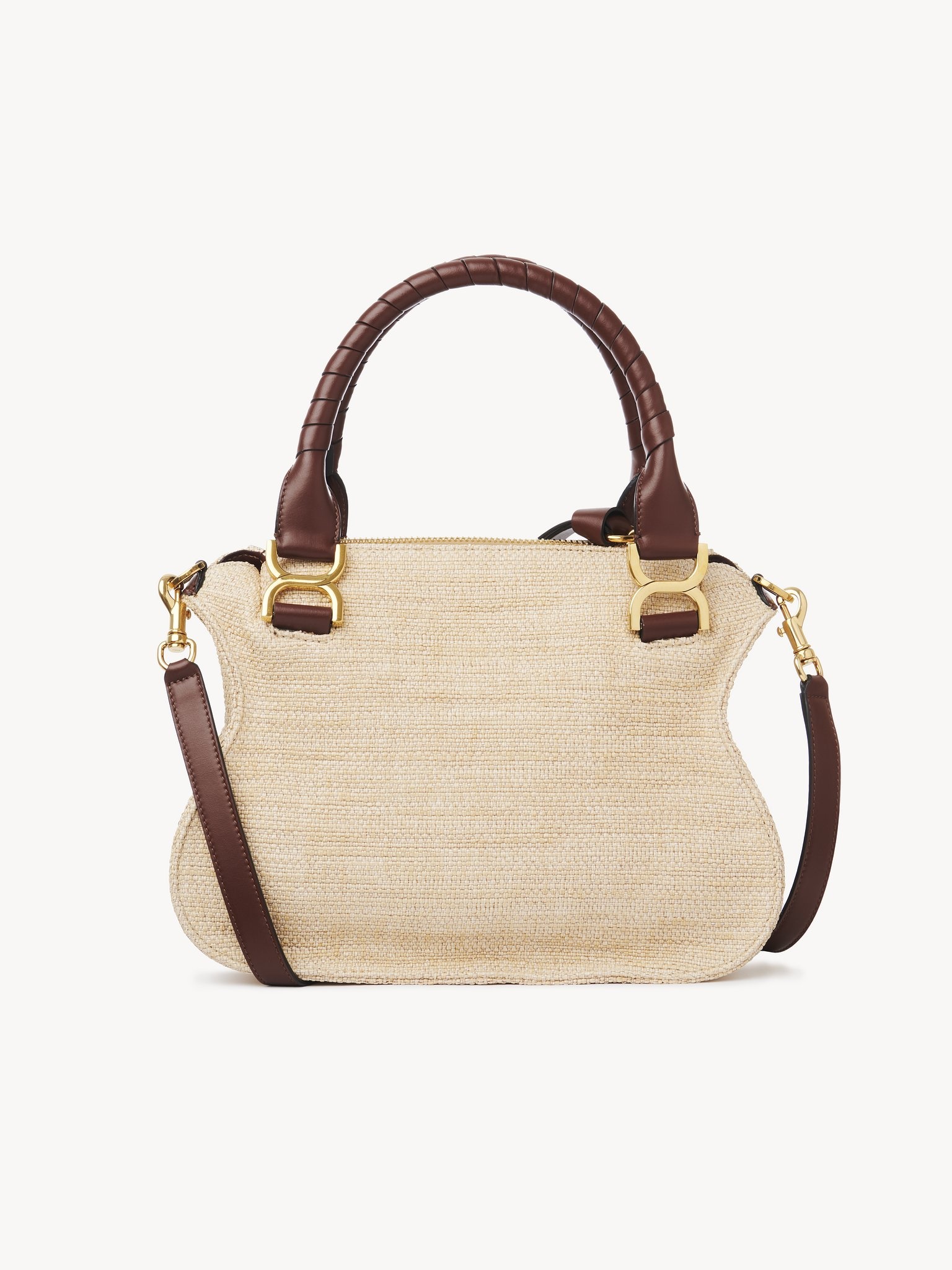 SMALL MARCIE BAG IN RAFFIA-EFFECT FIBERS - 5