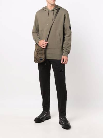 C.P. Company panelled cotton hoodie outlook