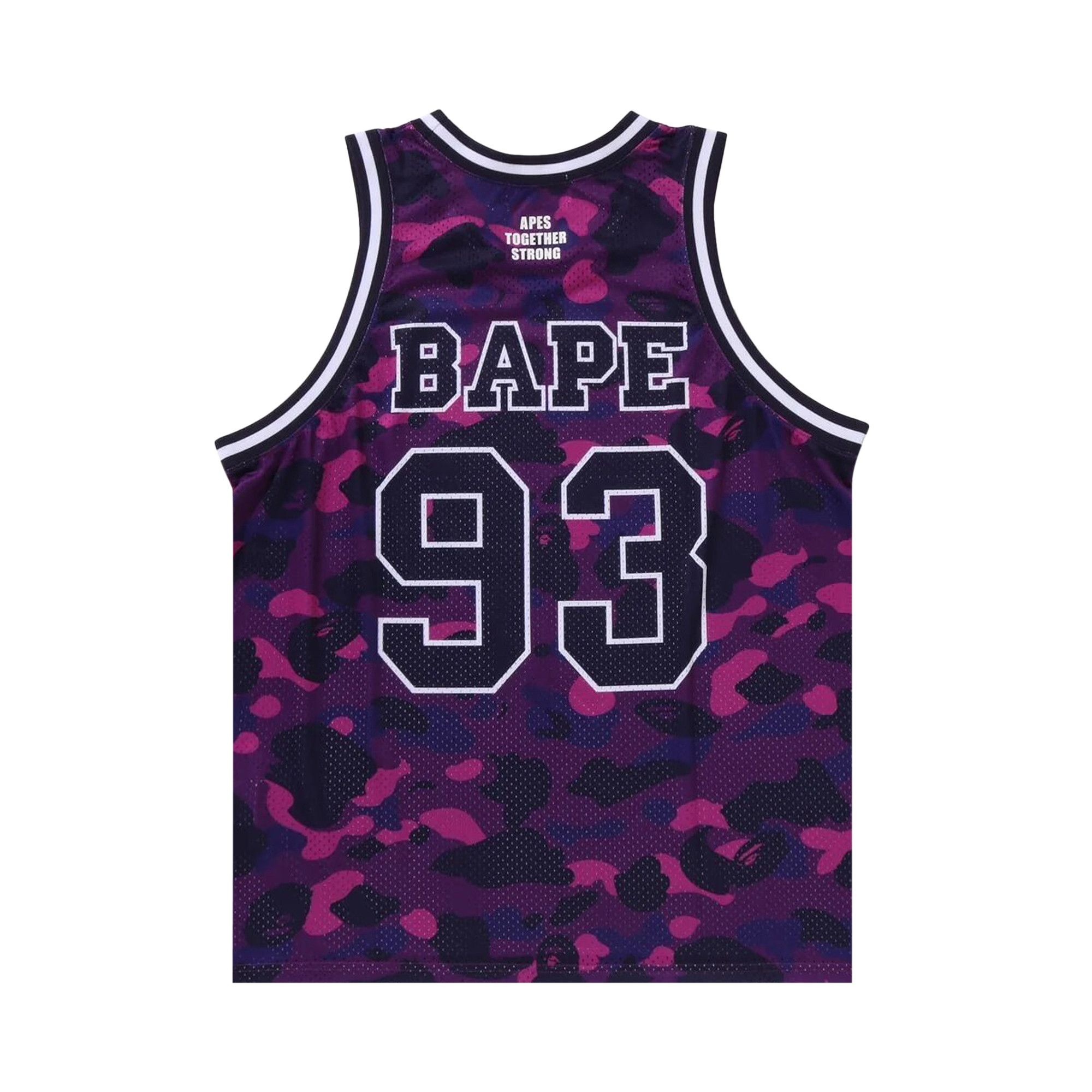 BAPE Color Camo Basketball Tank Top 'Purple' - 2