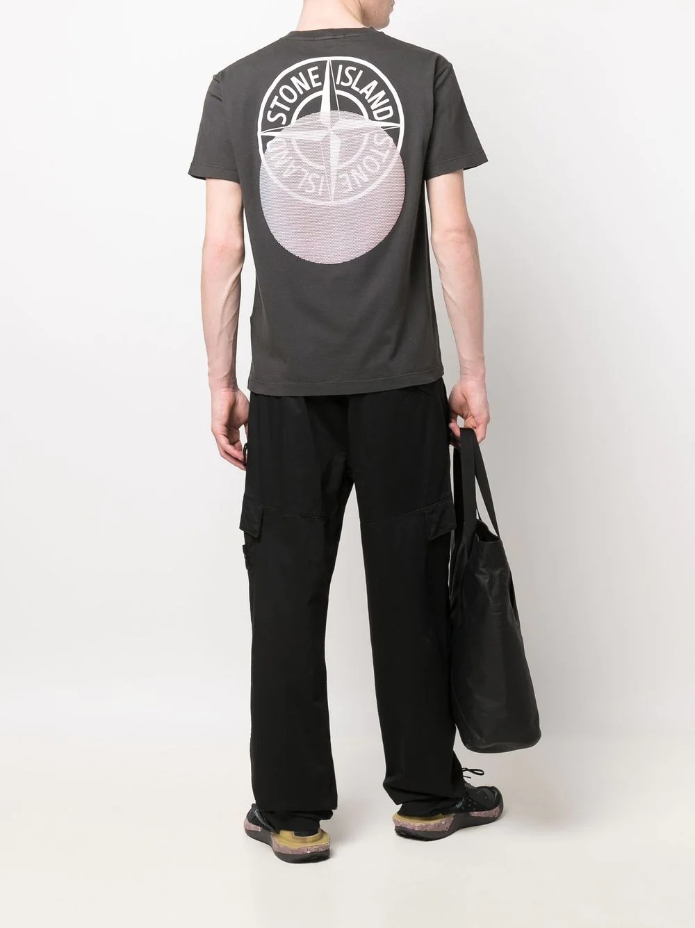 Compass-print logo T-shirt - 2