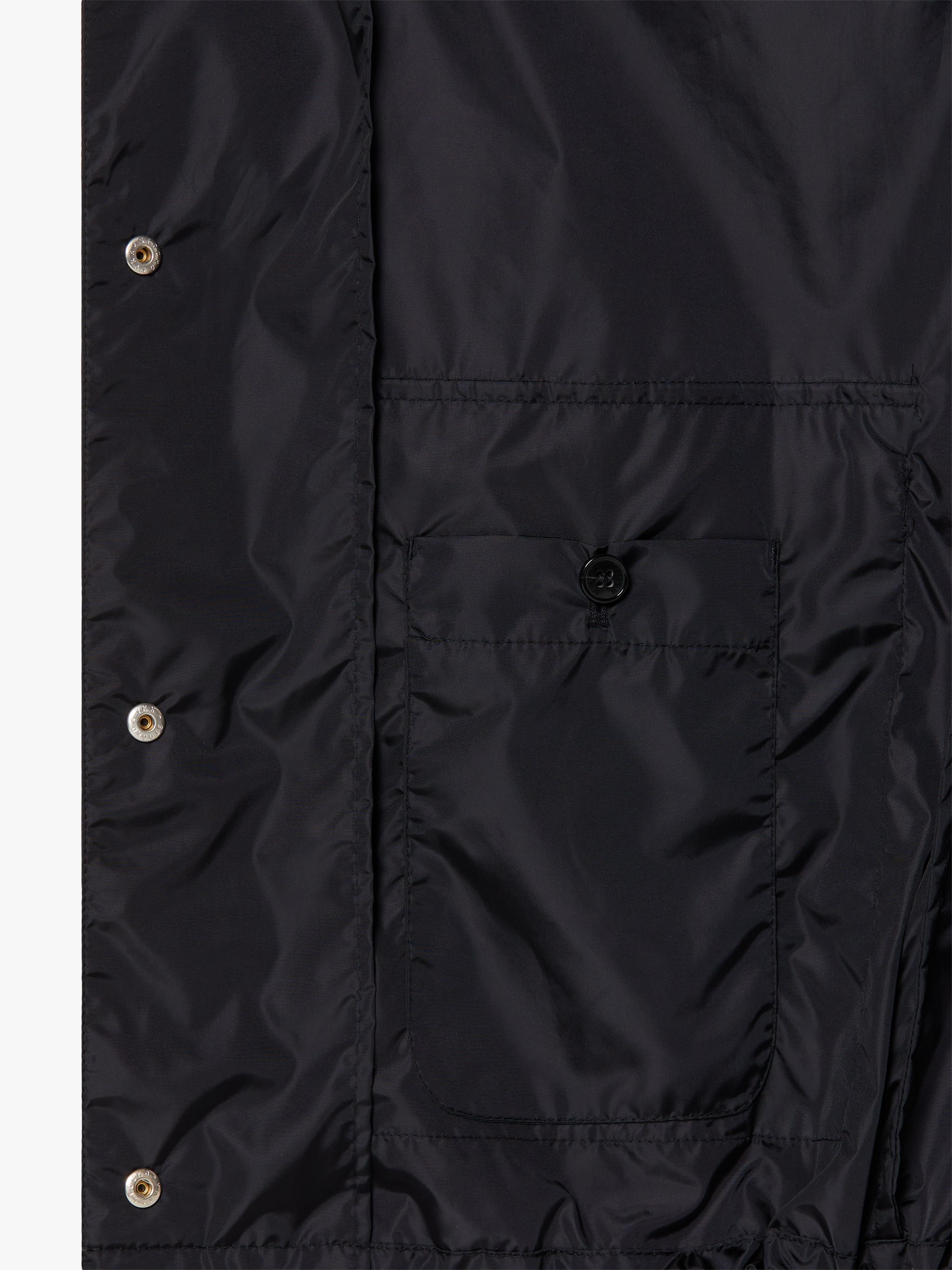 MAISIE BLACK NYLON FIELD JACKET | LMJ-017 - 6