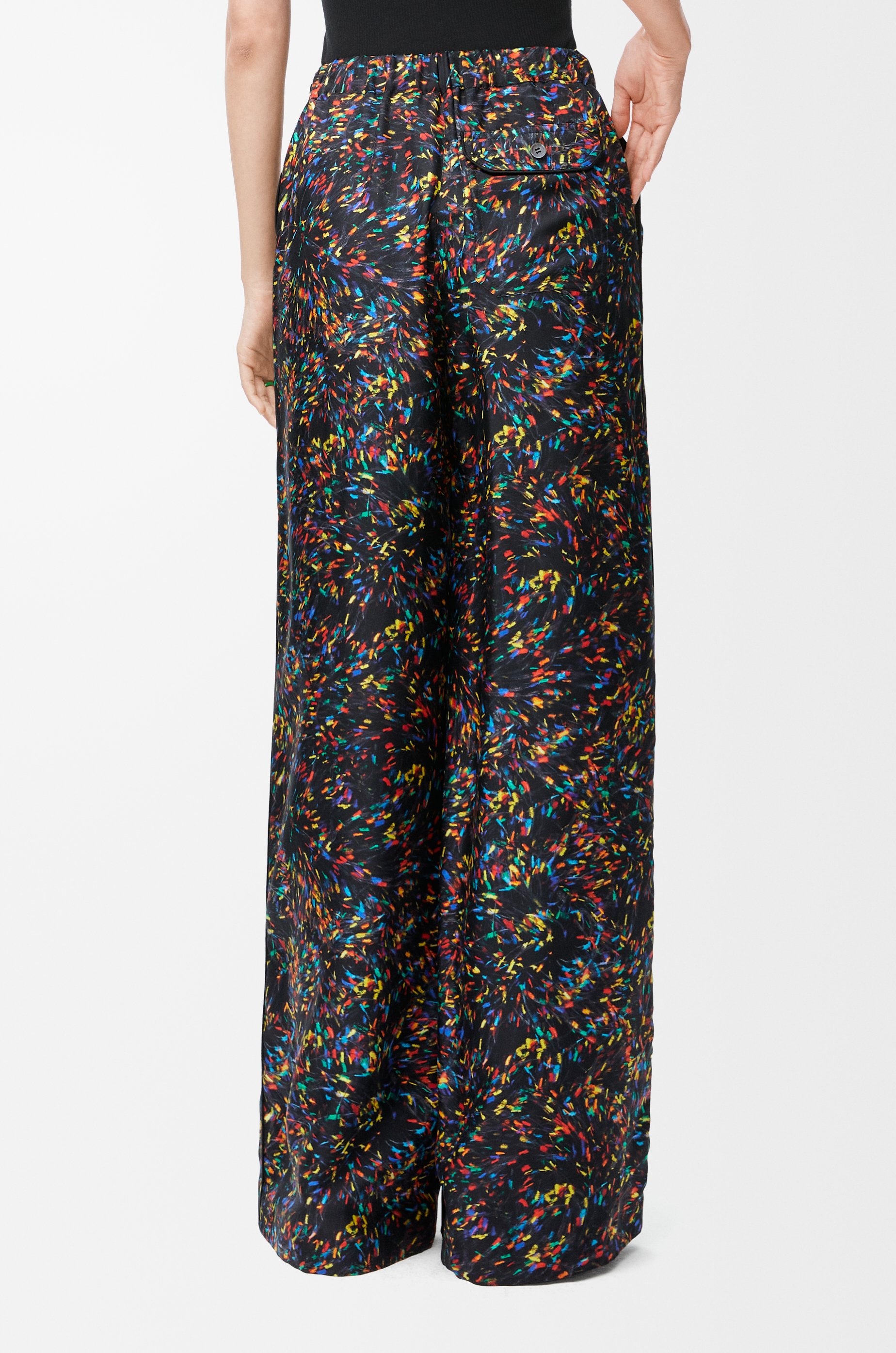 Pyjama trousers in silk - 4