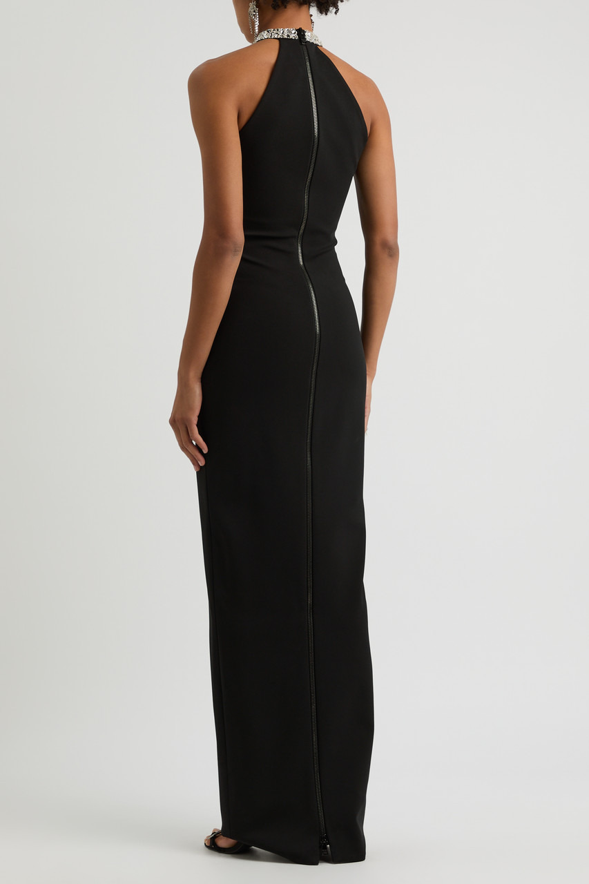 Balmain Crystal-embellished Halterneck Gown - 3