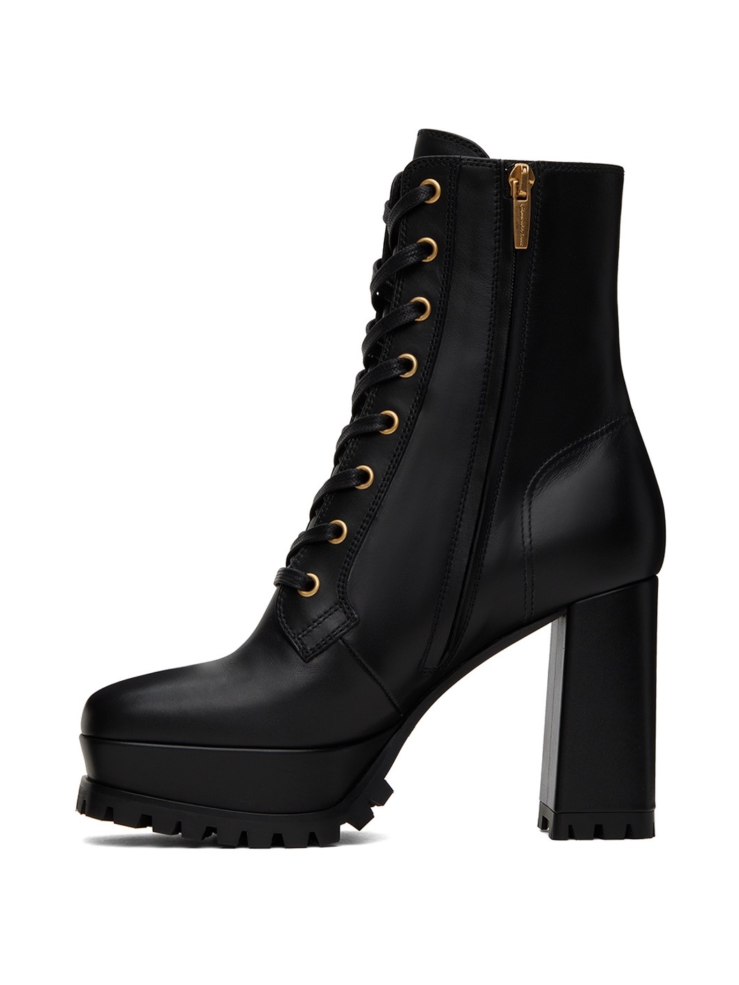 Black Platform Boots - 3