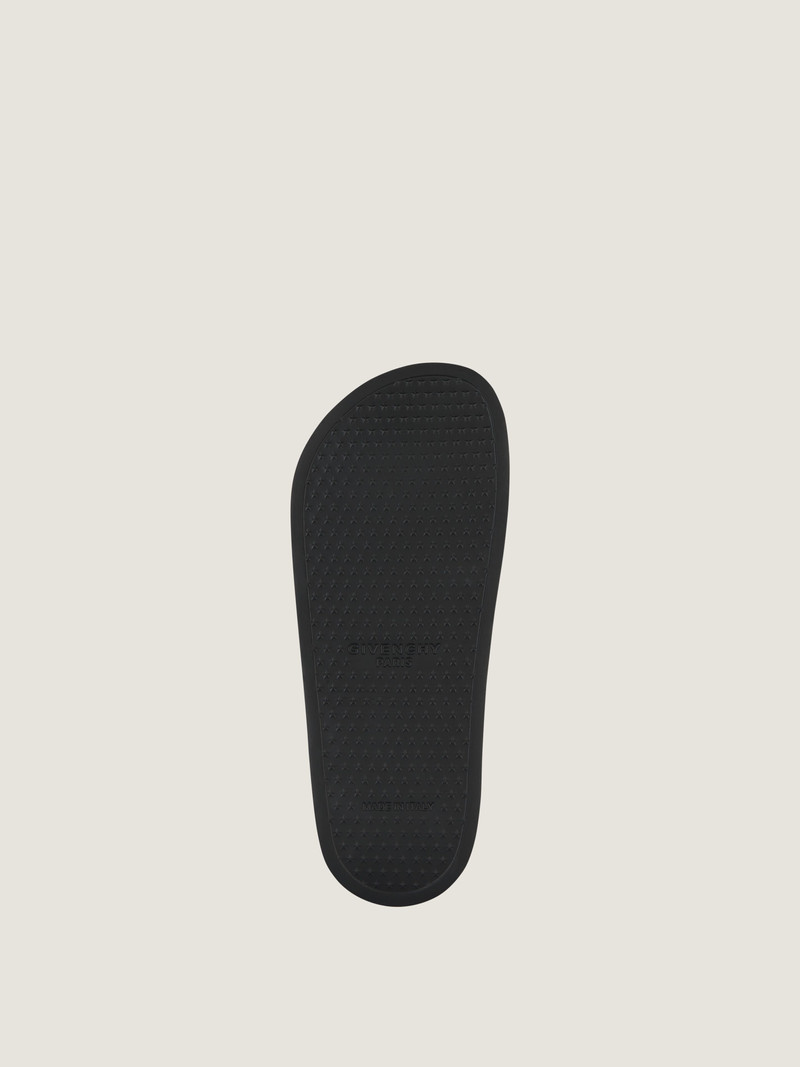 SLIDE FLAT SANDALS IN RECYCLED RUBBER 6