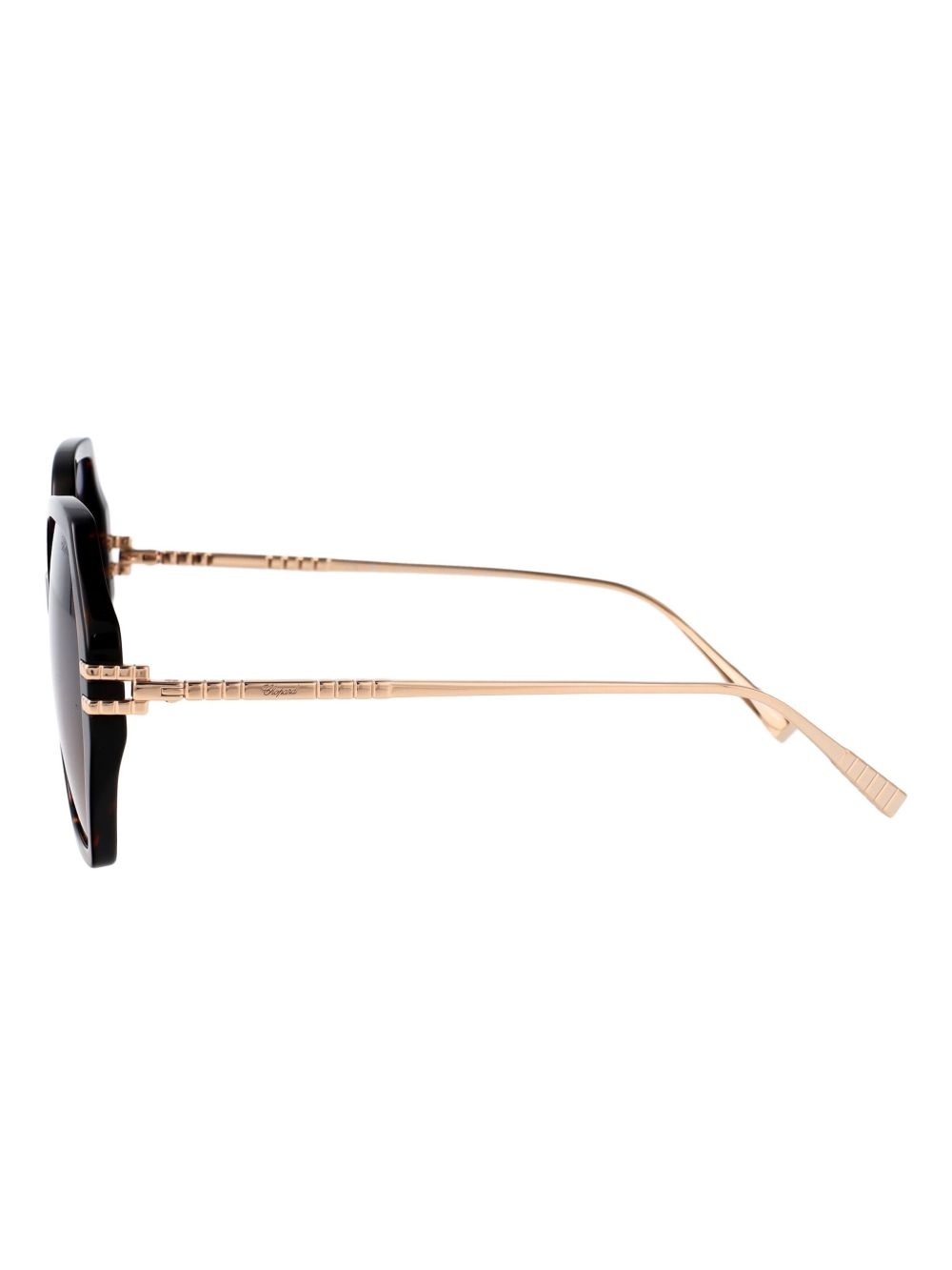 geometric frame sunglasses - 3
