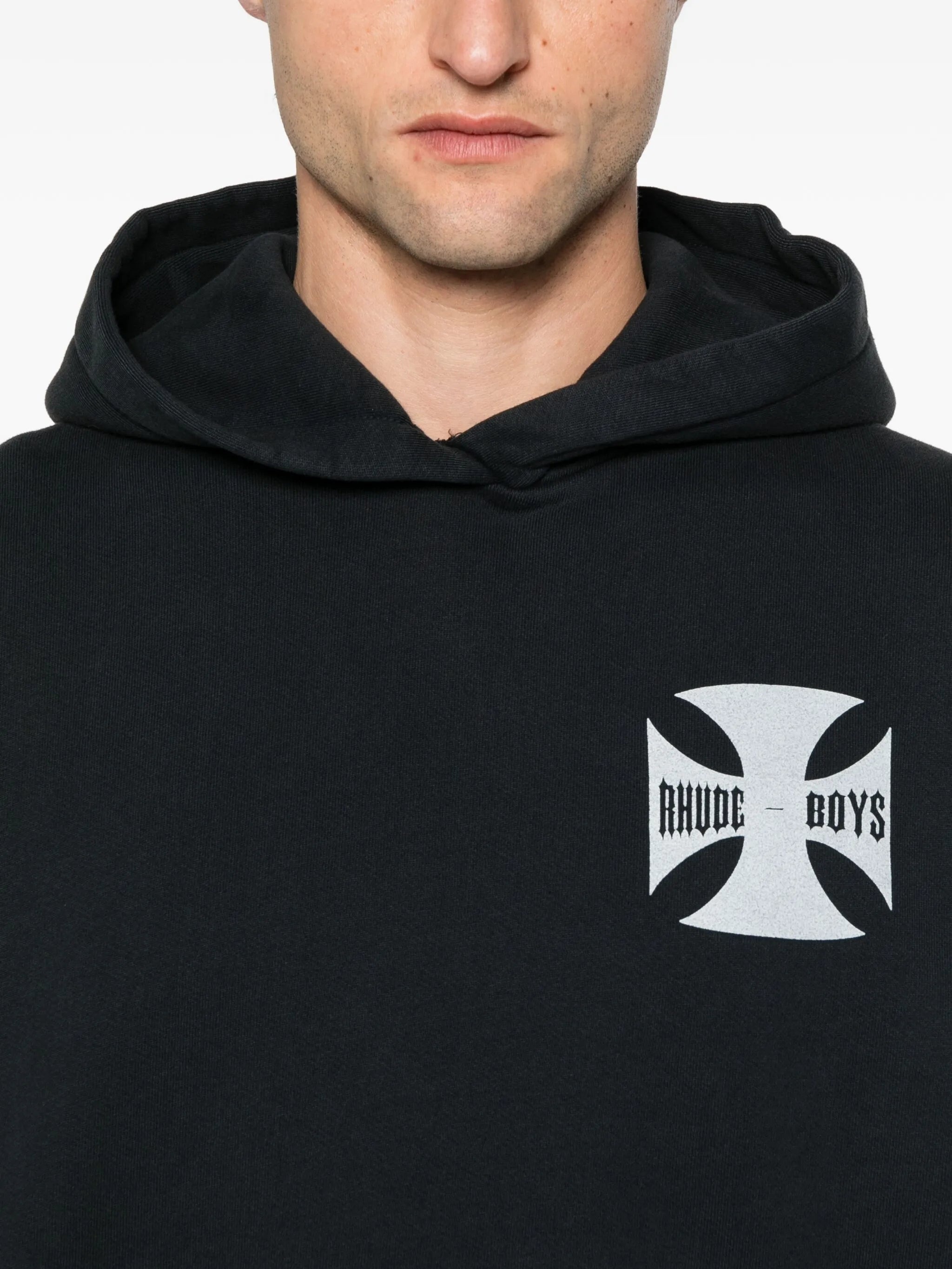 Rhude Logo-print Hoodie - 4
