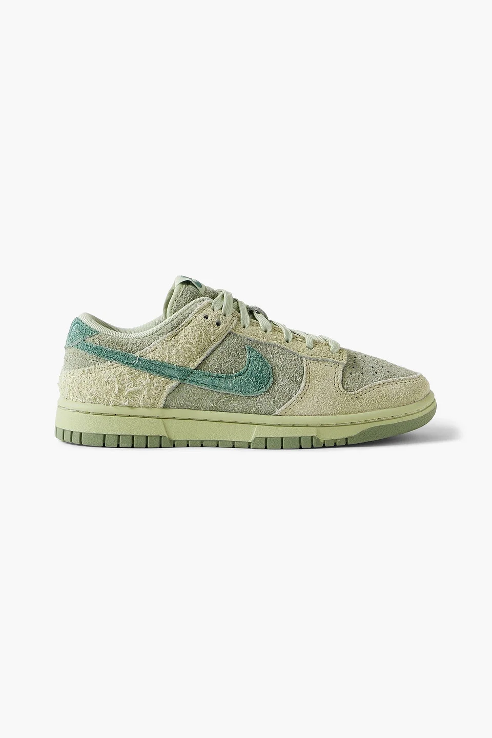 Dunk Low brushed-suede sneakers - 1