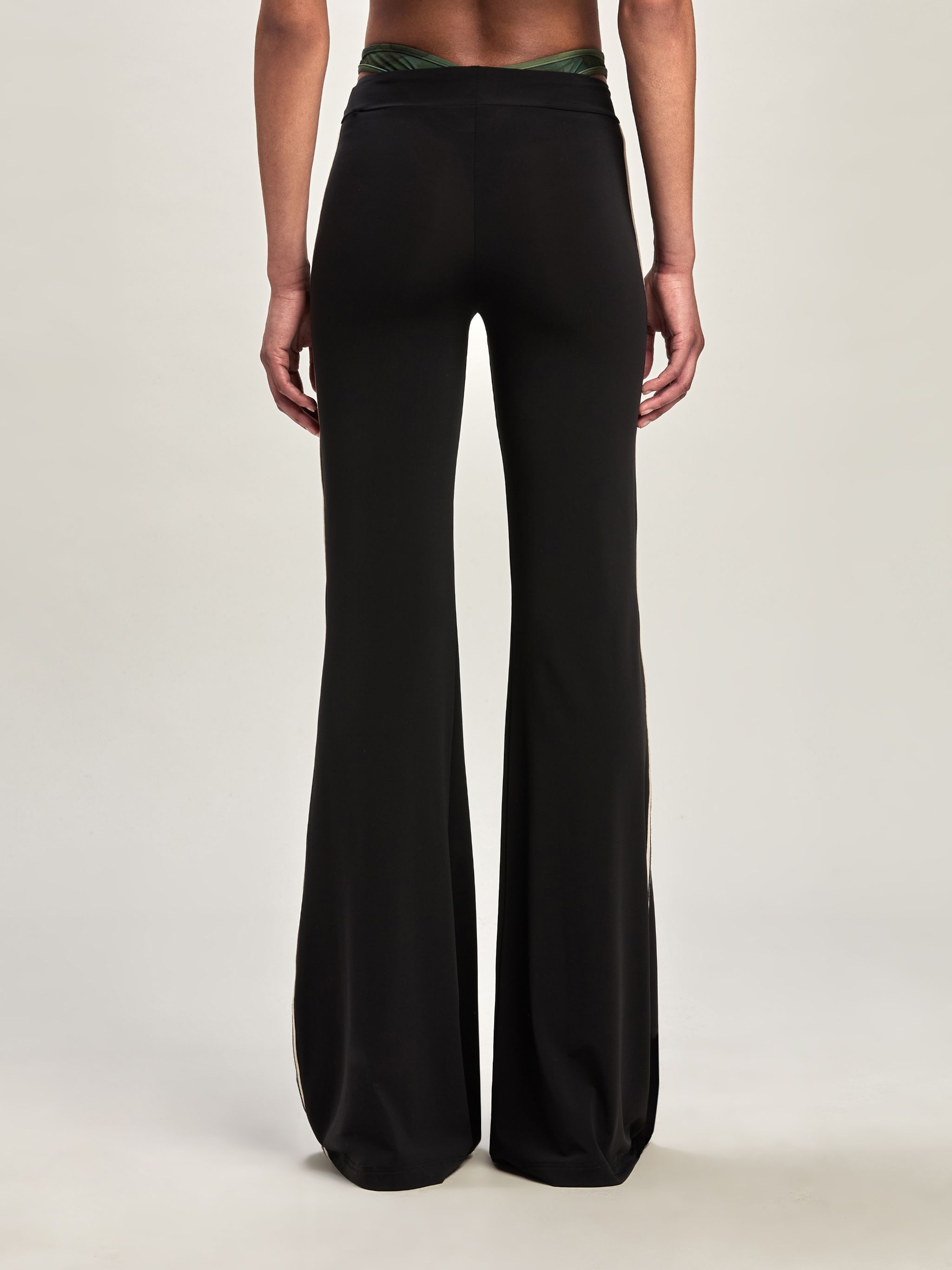MONOGRAM FITTED TRACK PANTS - 5