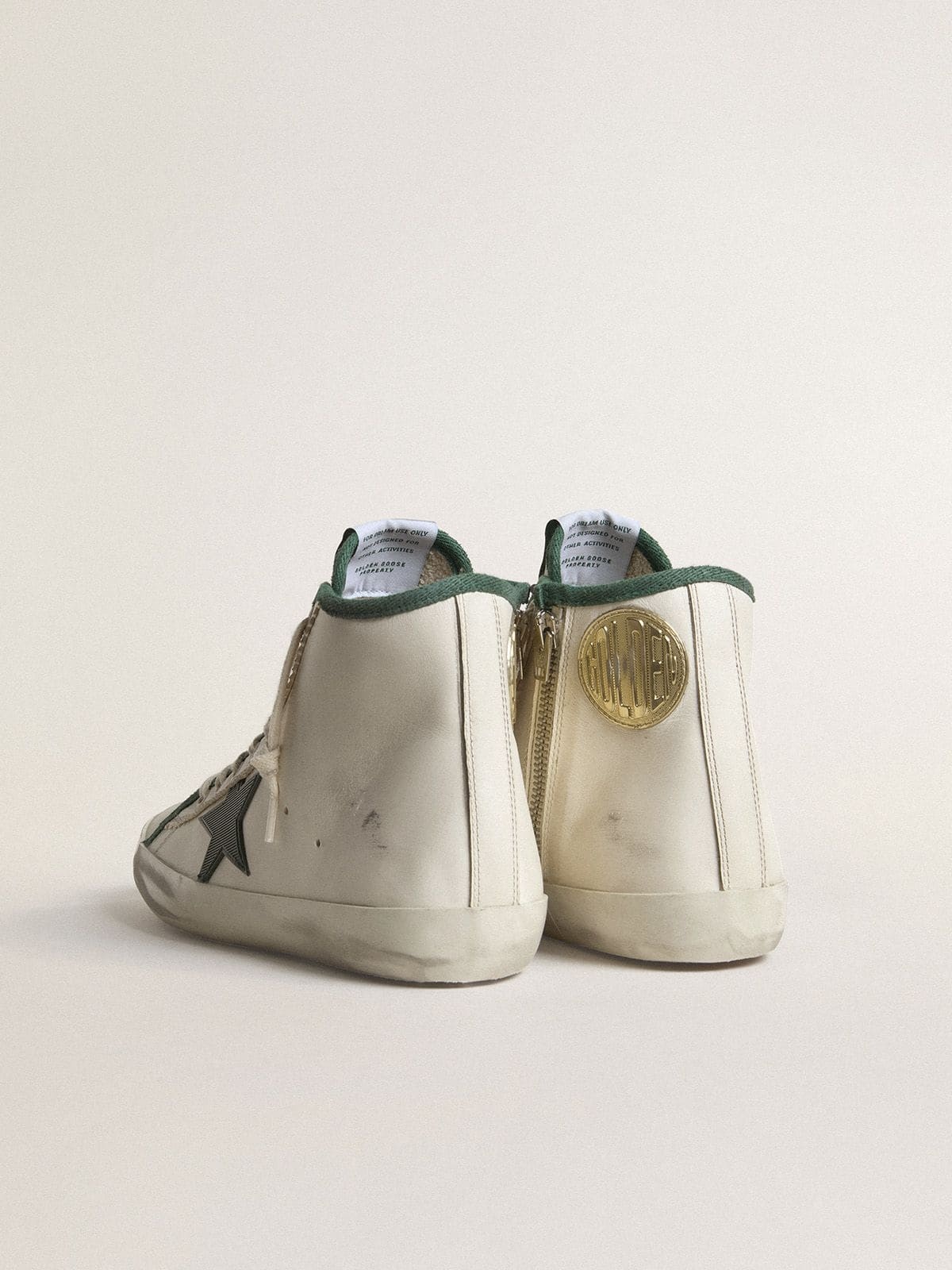 Women's Francy in nappa leather with green rubber star - 4