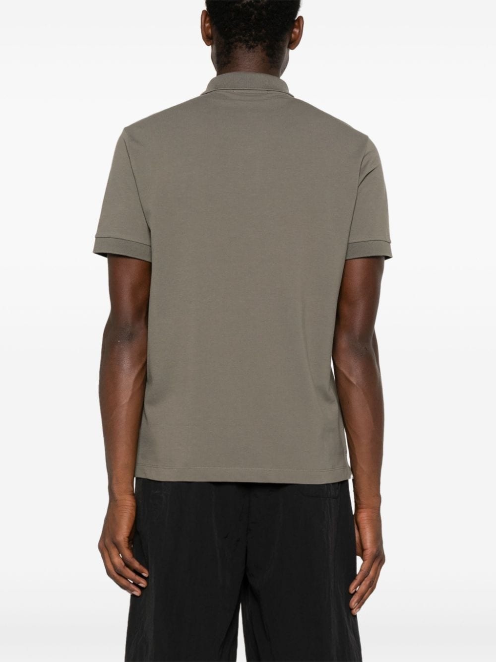 Compass-badge polo shirt - 4