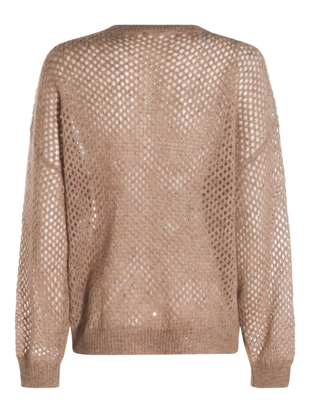 open-knit sweater - 2