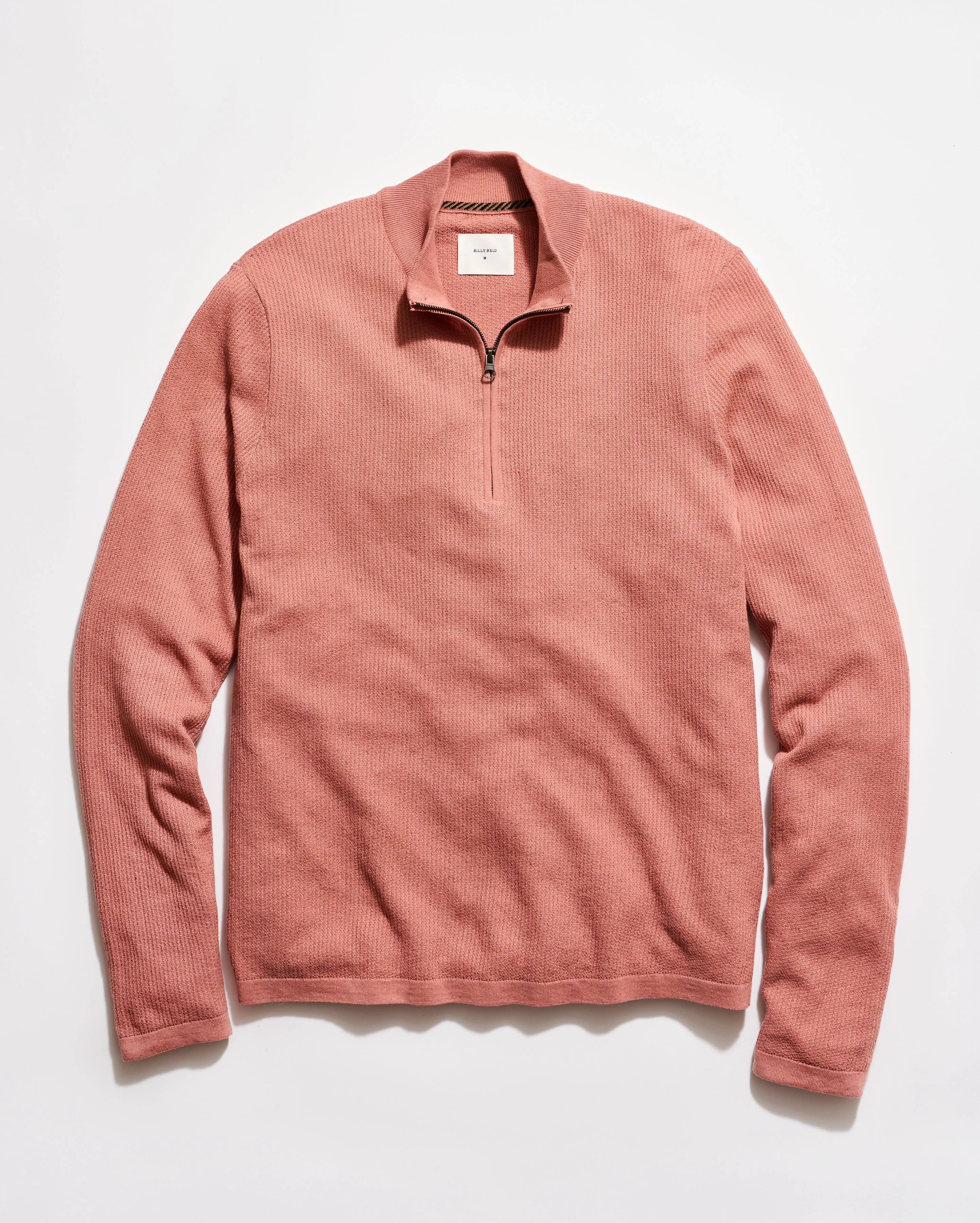 Fine Gauge Textured Half Zip - 1
