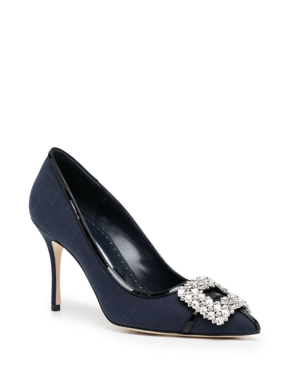 Hangisi 80mm crystal-embellished pumps - 2