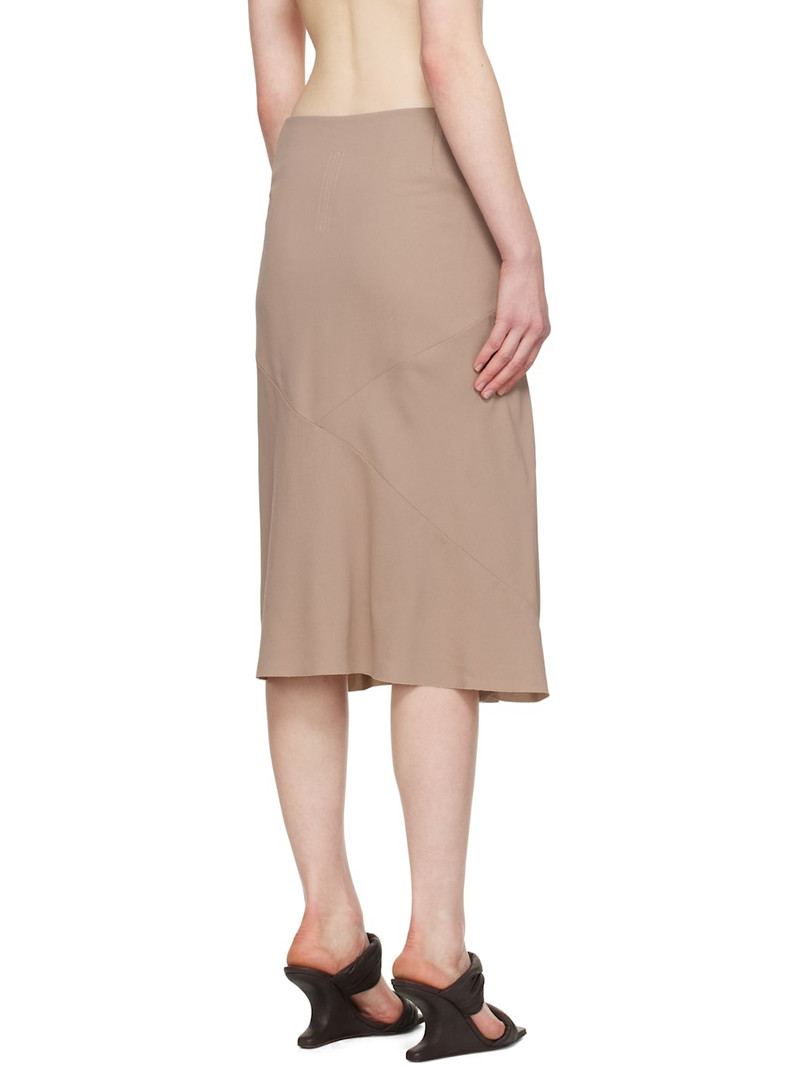 Taupe Hollywood Strutter Midi Skirt 3