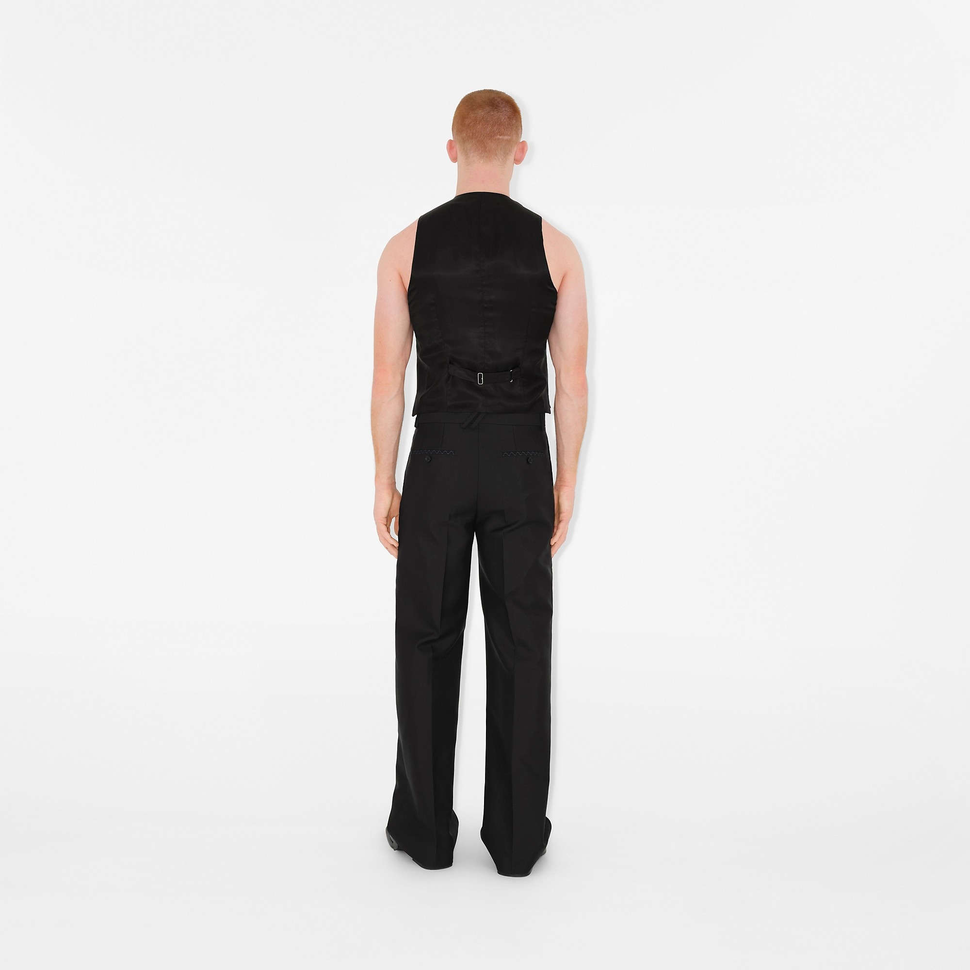 Wool Silk Tailored Trousers - 4