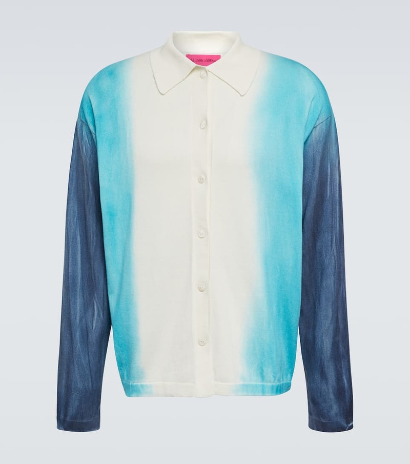 faded-effect knit sweatshirt - 1
