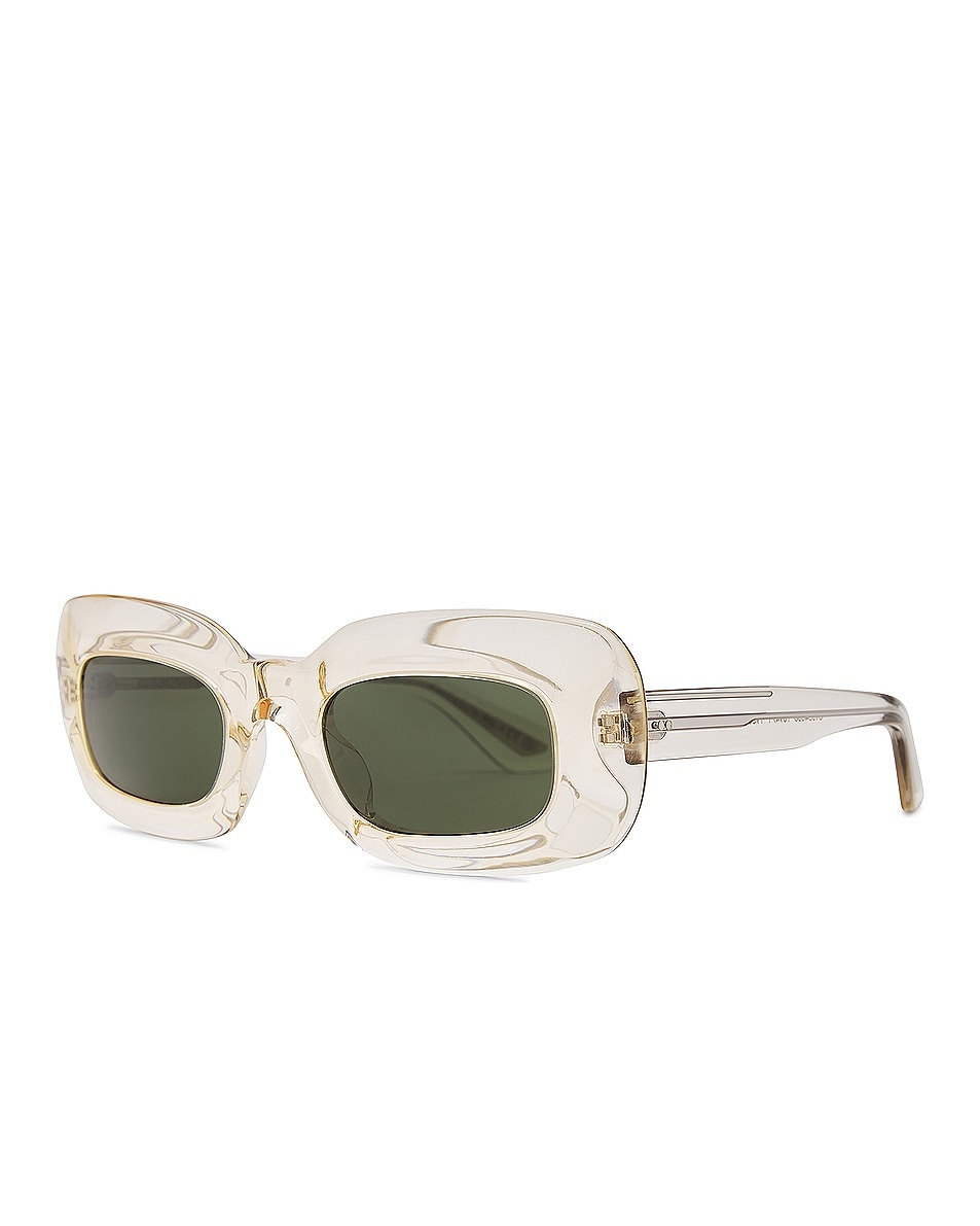 X Khaite 1966c Rectangle Sunglasses - 2