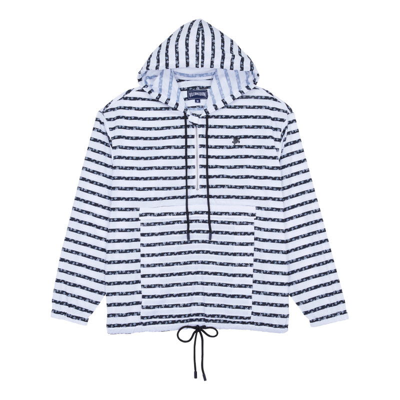 Men Jacket Micro Ronde des Tortues Rayée 1