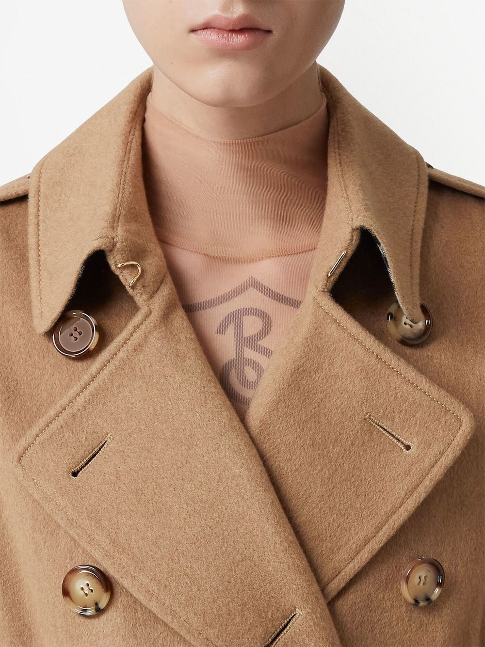 Kensington cashmere trench coat - 5