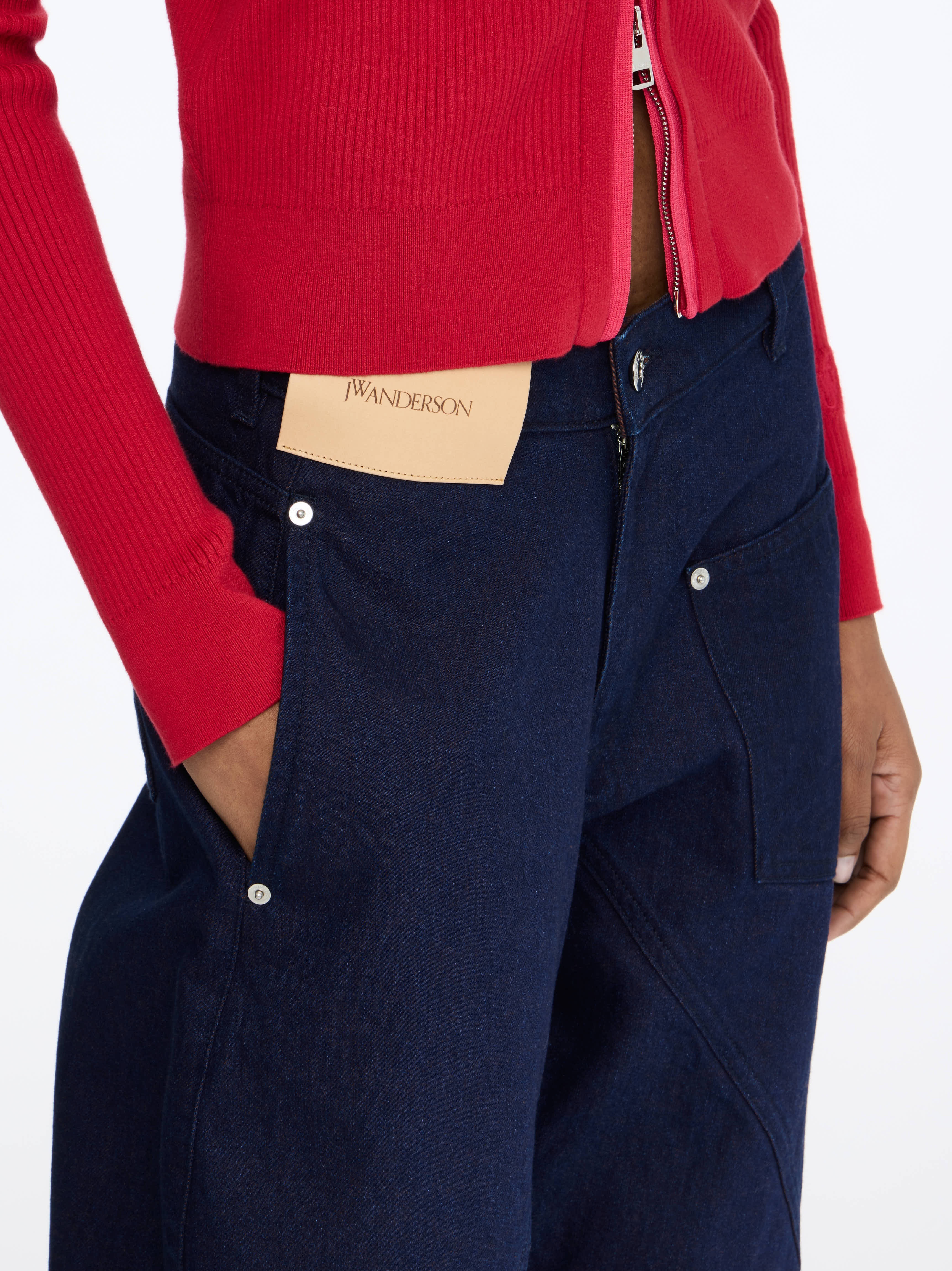 TURN UP TWISTED WORKWEAR JEANS - 5