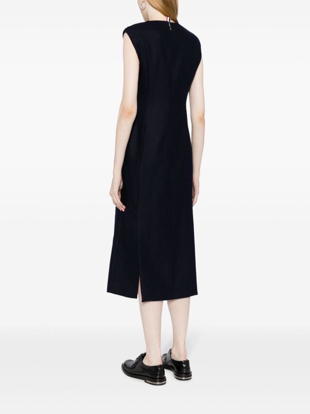 wool midi dress - 4