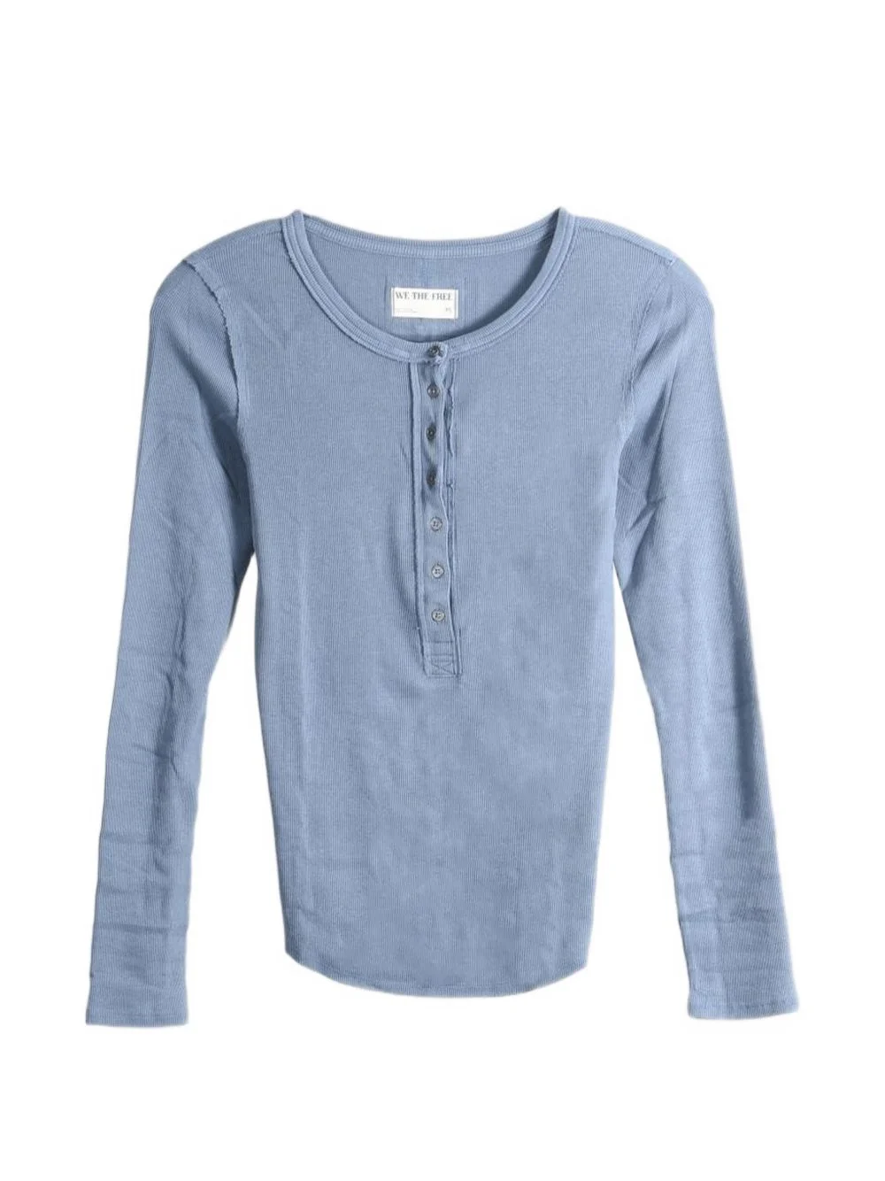 Reversable Case FREE PEOPLE ribbed-knit long-sleeve T-shirt - FPOB2102050 | REVERSIBLE