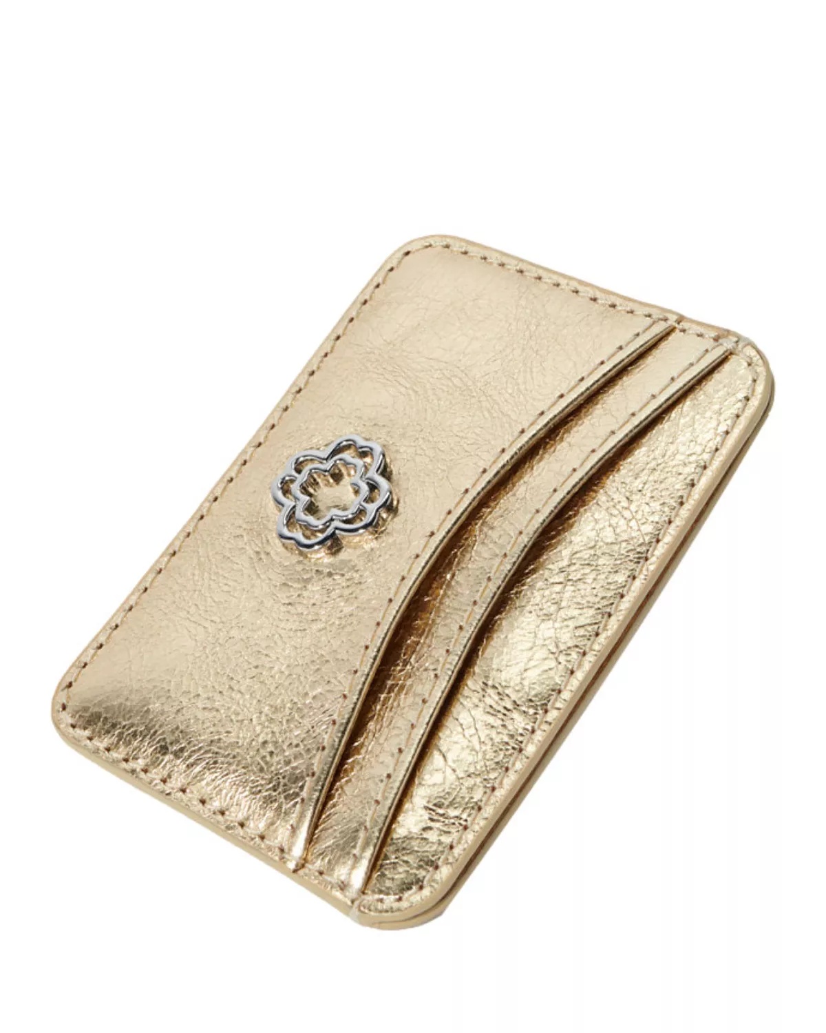 Sima Metallic Leather Card Holder - 5