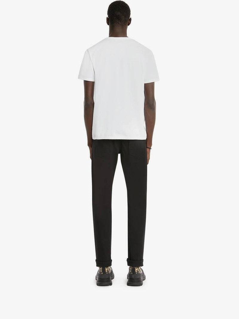 Mcqueen Graffiti T-shirt in White 4