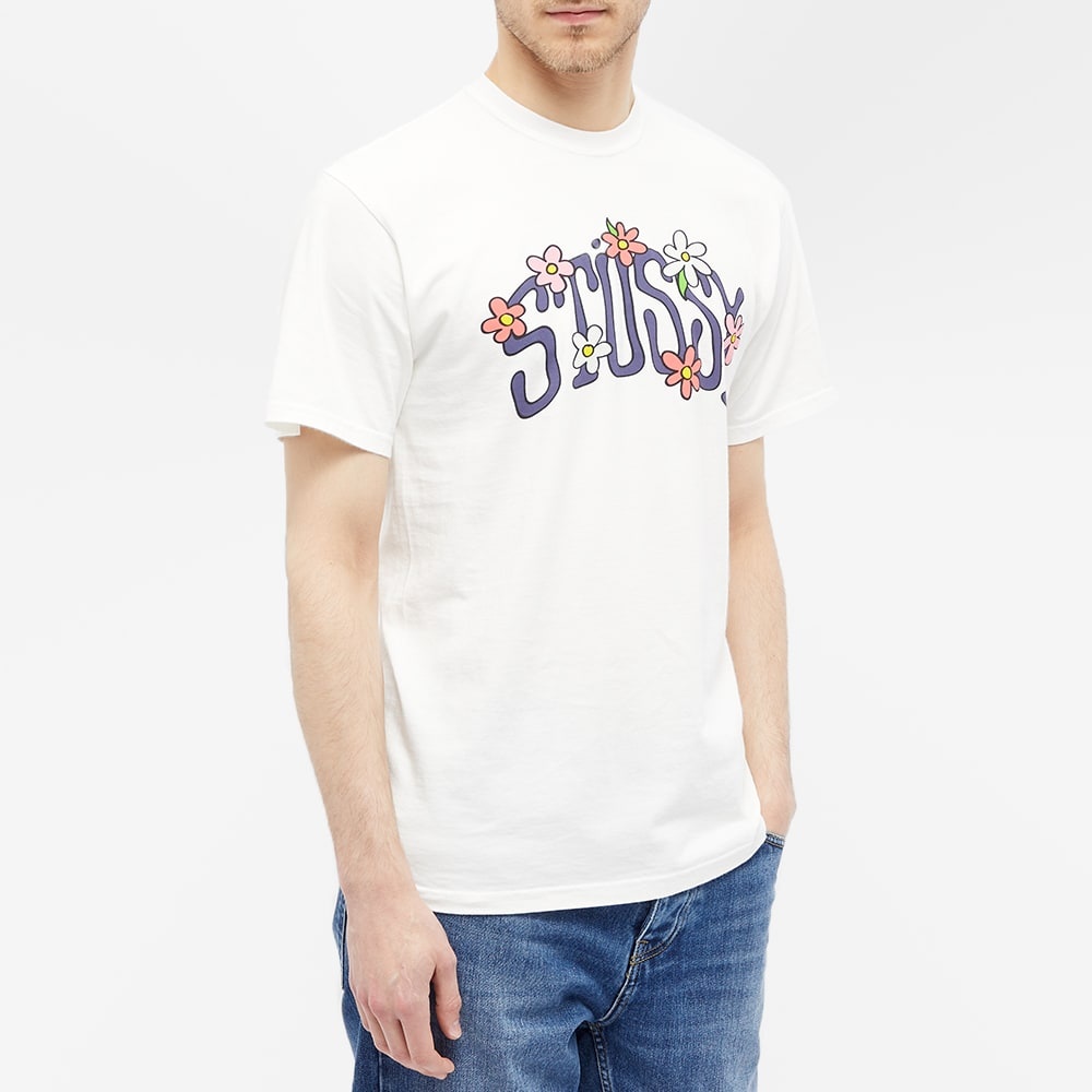 Stussy Flower Collegiate Pigment Dyed Tee - 4