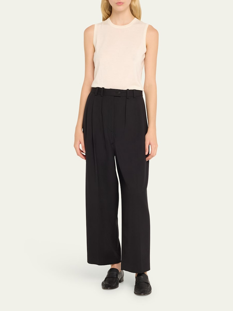 Theory Regal Merino Wool Crewneck Shell Top outlook