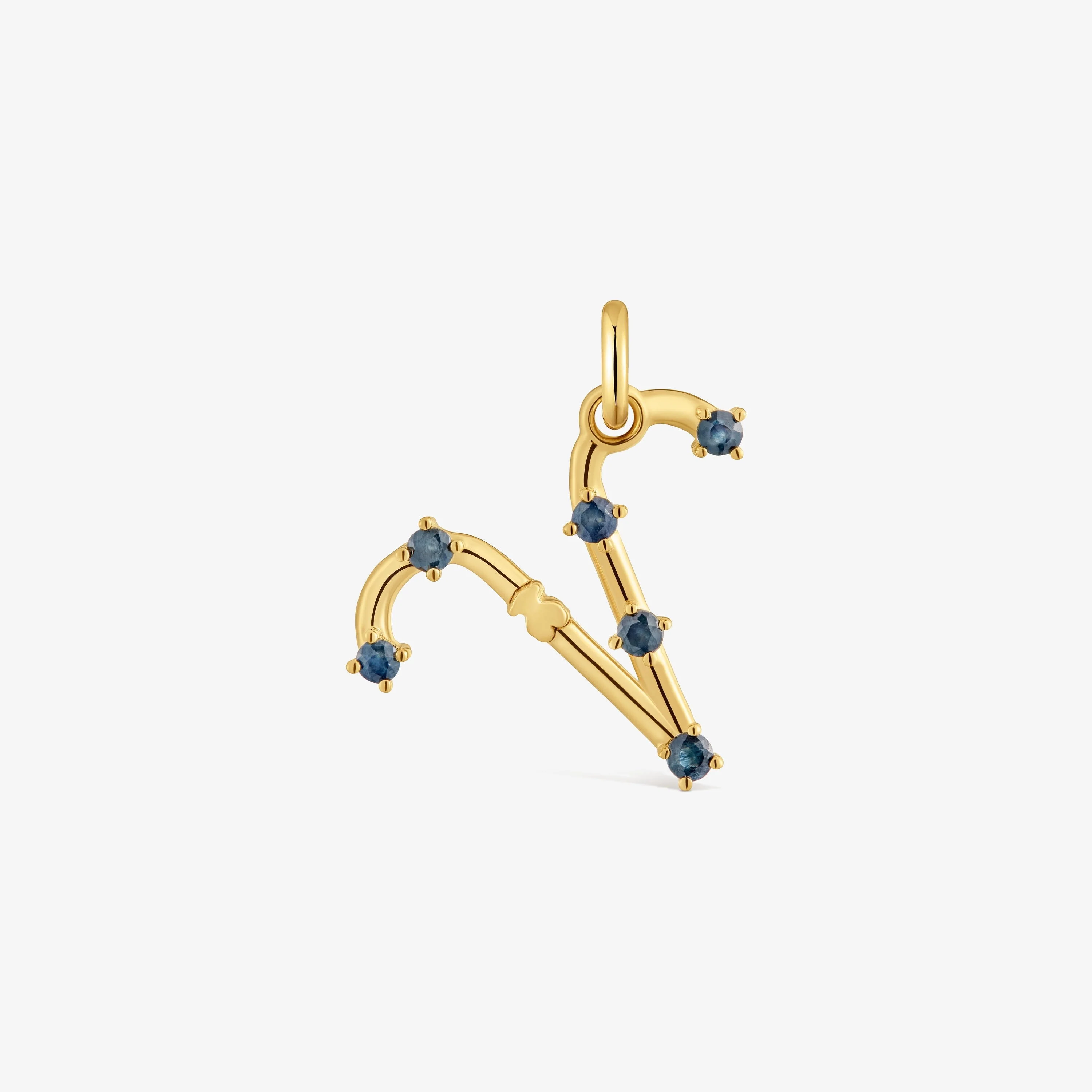 Aries Pendant with 18kt gold vermeil and sapphire TOUS Zodiaco - 1
