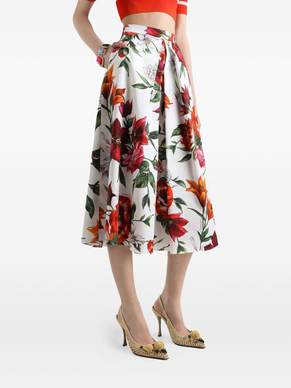 Dolce & Gabbana floral Skirt - 3