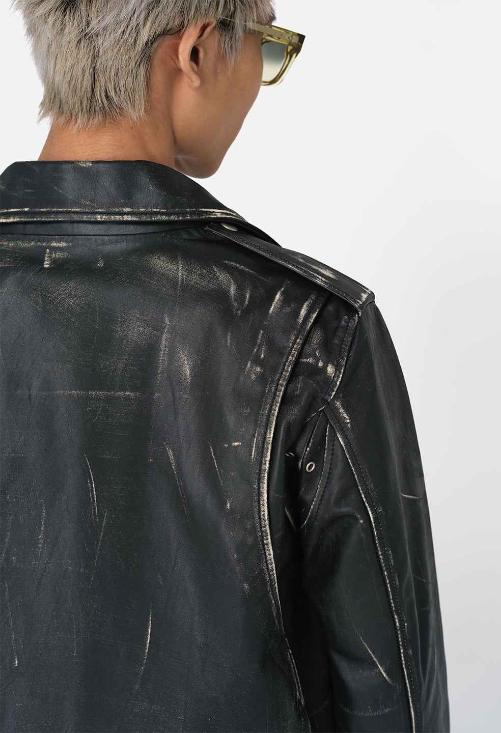 LEATHER MOTO JACKET - 7