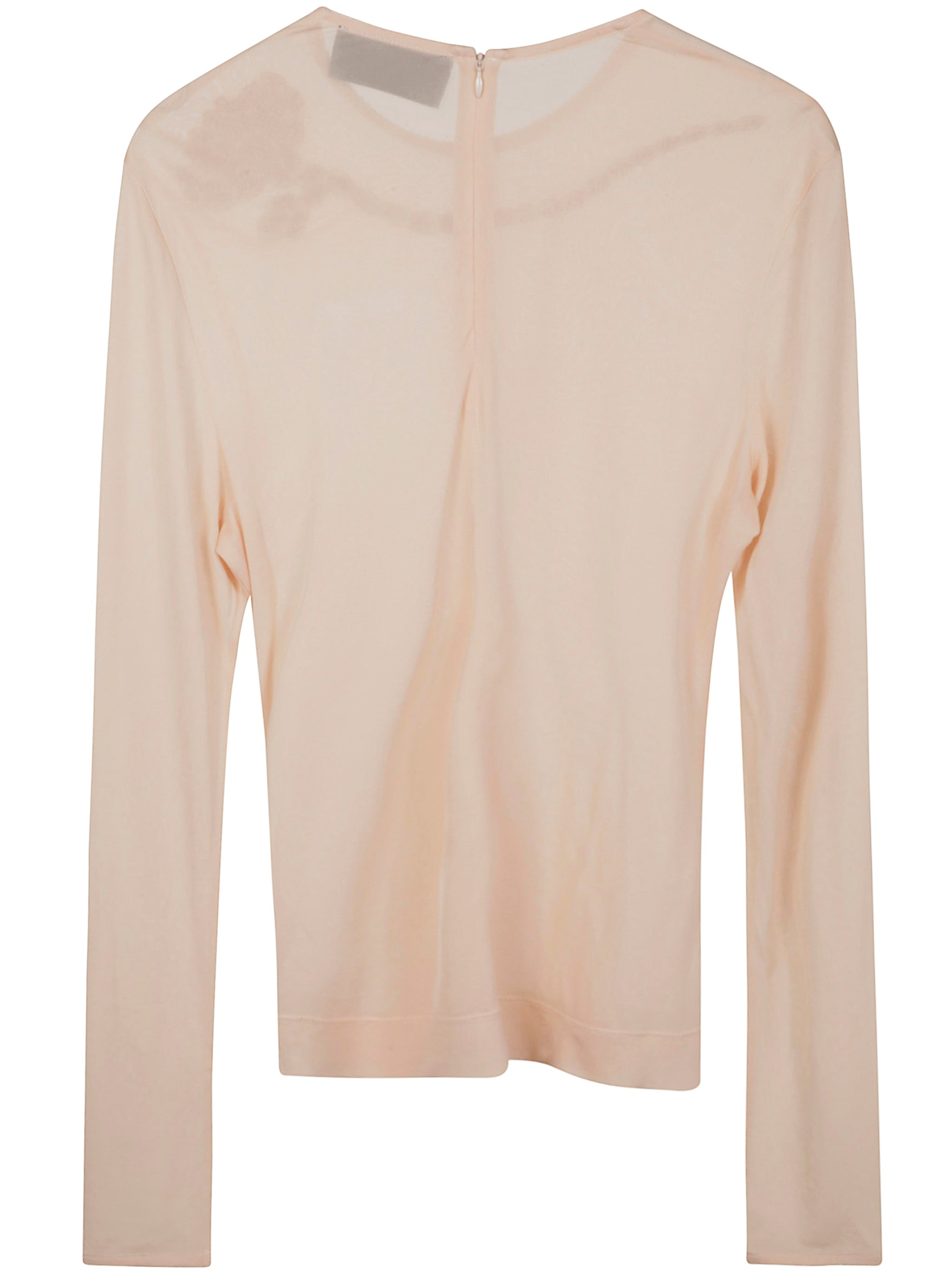 Simone Rocha Women Sheer Fitted Ballet Mesh Top With Embroidered - 2